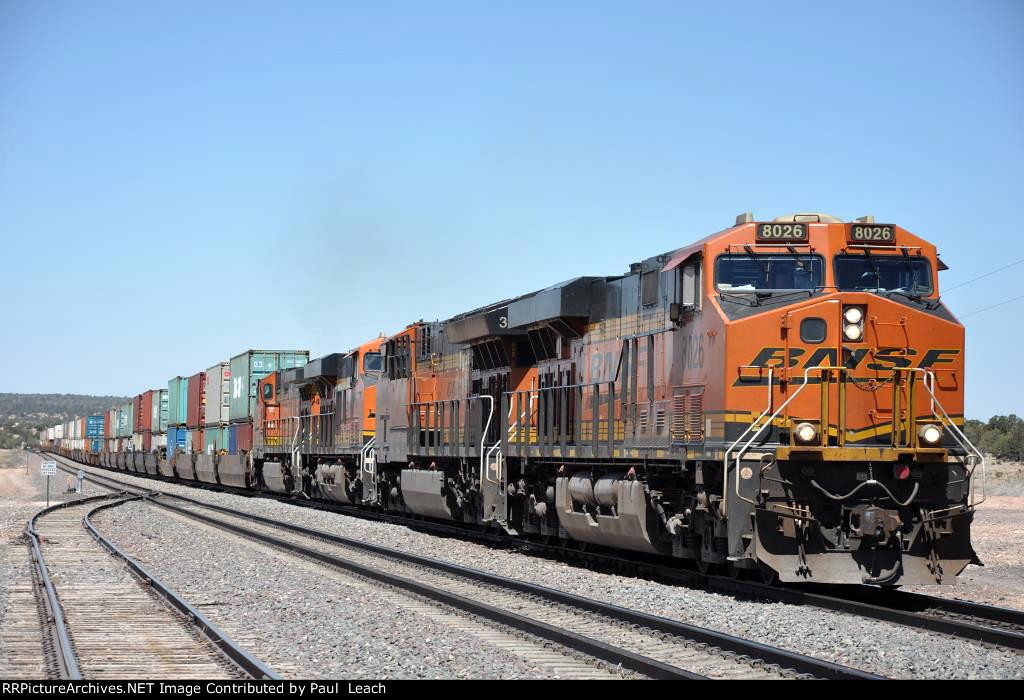 Stack train eases east